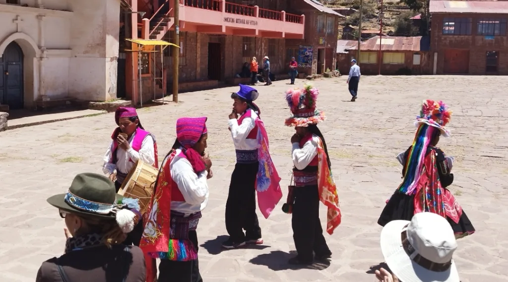 Taquile Island musician